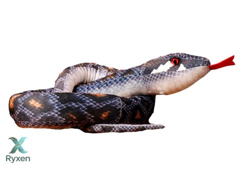 Maskotka Pluszowa Wąż Szary 210 cm LEAN TOYS