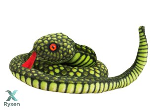 Maskotka Pluszowa Wąż Zielony 100 cm LEAN TOYS