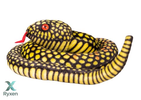 Maskotka Pluszowa Wąż Żółty 100 cm LEAN TOYS