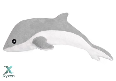 Maskotka Pluszowy Delfin Szary 70 cm LEAN TOYS