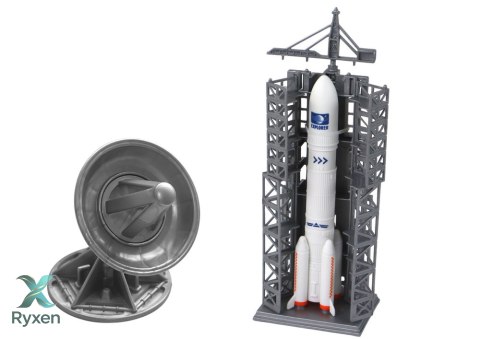 Misja Kosmiczna Zestaw Kosmos Rakieta Astronauta Statek Kosmiczny 5 ele LEAN TOYS