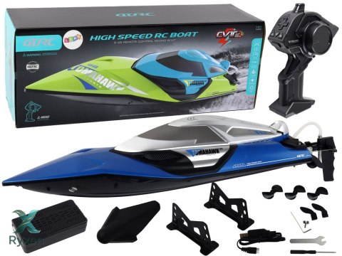 Motorówka R/C 2,4G Światła 30 km/h Niebieska LEAN TOYS