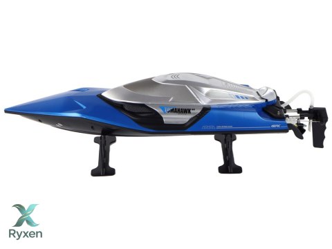 Motorówka R/C 2,4G Światła 30 km/h Niebieska LEAN TOYS
