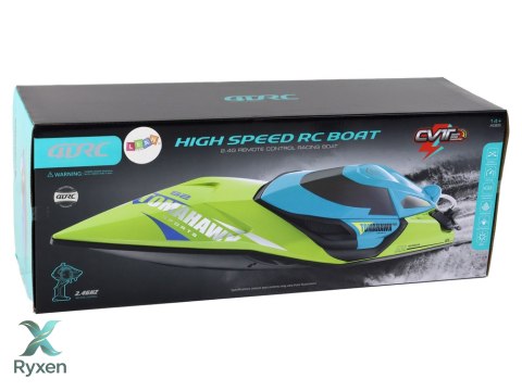 Motorówka R/C 2,4G Światła 30 km/h Niebieska LEAN TOYS