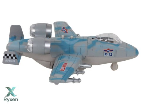 Myśliwiec Z Napędem Samolot Moro Wojskowy Odrzutowiec LEAN TOYS