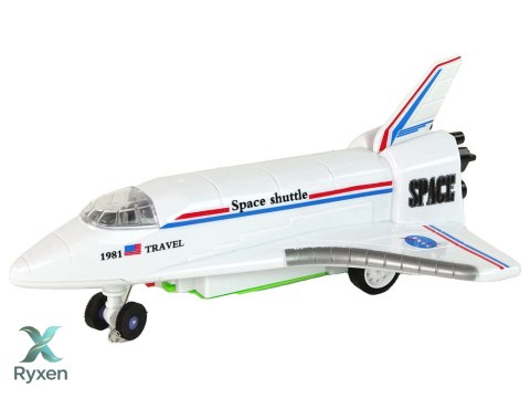 Odrzutowiec Zdalnie Sterowany Pilot Biały LEAN TOYS