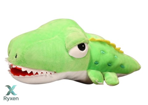 Pluszowa Maskotka Krokodyl Zielony Pacynka 30 cm LEAN TOYS