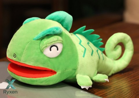 Pluszowa Maskotka Smok Zielony Pacynka 30 cm LEAN TOYS