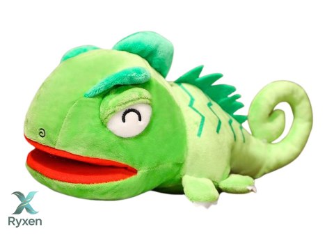 Pluszowa Maskotka Smok Zielony Pacynka 30 cm LEAN TOYS