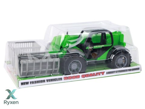 Pojazd Rolniczy Traktor Zielony Dźwig Maszyna Rolnicza LEAN TOYS