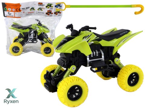 Pojazd Terenowy Pchacz Quad XC Gumowe Koła Zielony LEAN TOYS