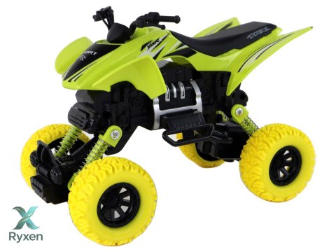 Pojazd Terenowy Pchacz Quad XC Gumowe Koła Zielony LEAN TOYS