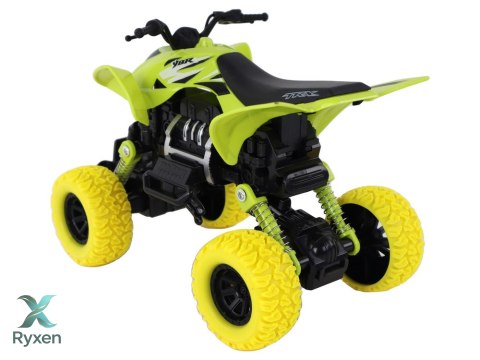 Pojazd Terenowy Pchacz Quad XC Gumowe Koła Zielony LEAN TOYS