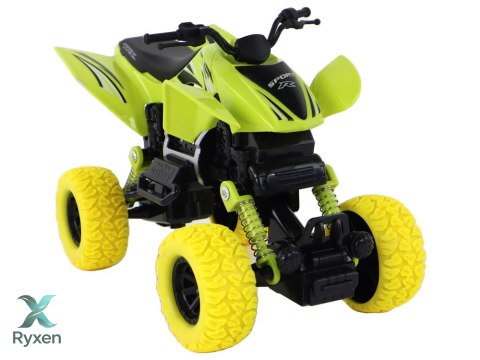 Pojazd Terenowy Pchacz Quad XC Gumowe Koła Zielony LEAN TOYS