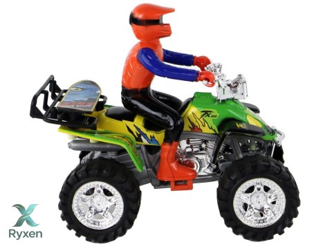 Quad Czterokołowy Terenowy Napęd Frykcyjny Pchacz LEAN TOYS