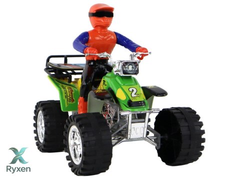 Quad Czterokołowy Terenowy Napęd Frykcyjny Pchacz LEAN TOYS