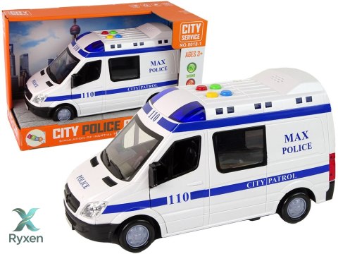 Radiowóz Auto Policyjne Napęd Frykcyjny Dźwięki Światło LEAN TOYS
