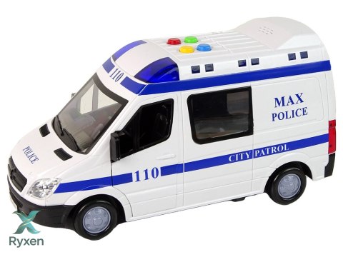 Radiowóz Auto Policyjne Napęd Frykcyjny Dźwięki Światło LEAN TOYS