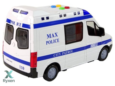 Radiowóz Auto Policyjne Napęd Frykcyjny Dźwięki Światło LEAN TOYS