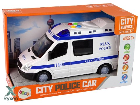 Radiowóz Auto Policyjne Napęd Frykcyjny Dźwięki Światło LEAN TOYS