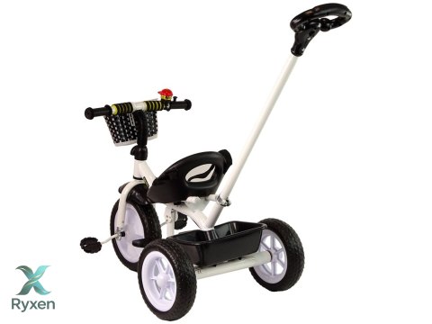 Rower Trójkołowy PRO100 Czarny Koszyk Koła EVA LEAN TRIKE