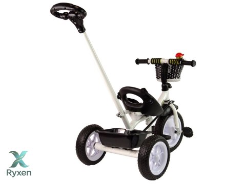 Rower Trójkołowy PRO100 Czarny Koszyk Koła EVA LEAN TRIKE