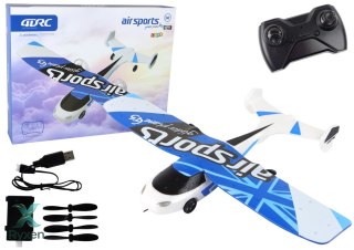 Samolot R/C 4D-G3 Światła Biały Niebieski LEAN TOYS