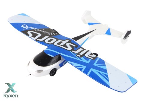Samolot R/C 4D-G3 Światła Biały Niebieski LEAN TOYS