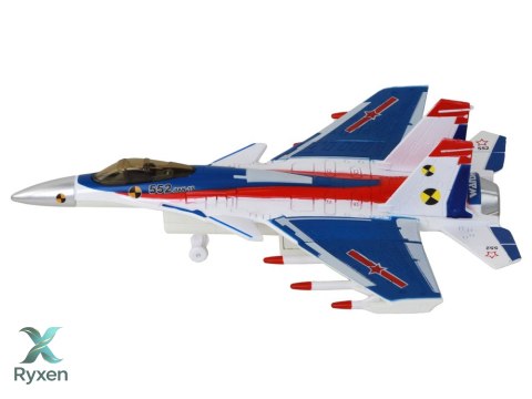 Samolot Z Napędem Myśliwiec Mix Para Efekty Specjalne LEAN TOYS