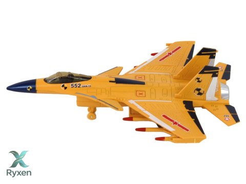 Samolot Z Napędem Myśliwiec Mix Para Efekty Specjalne LEAN TOYS