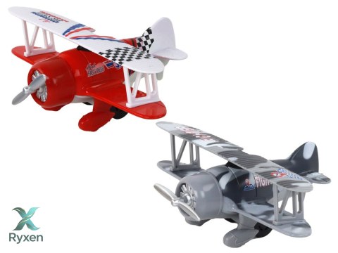 Samolot Z Napędem Śmigłowiec Aluminiowy Kolorowy Mix LEAN TOYS