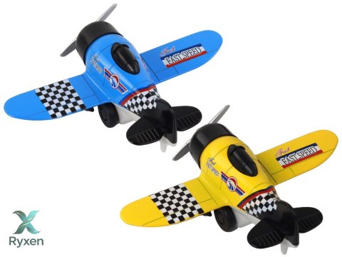 Samolot Z Napędem Śmigłowiec Aluminiowy Kolorowy Mix LEAN TOYS