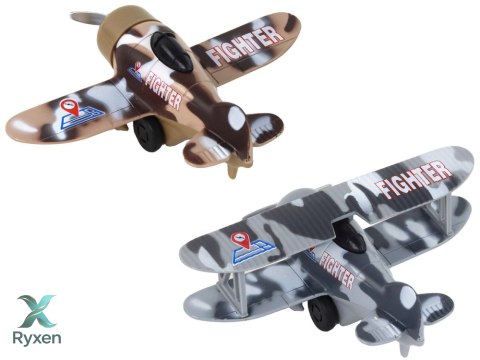Samolot Z Napędem Śmigłowiec Aluminiowy Kolorowy Mix LEAN TOYS