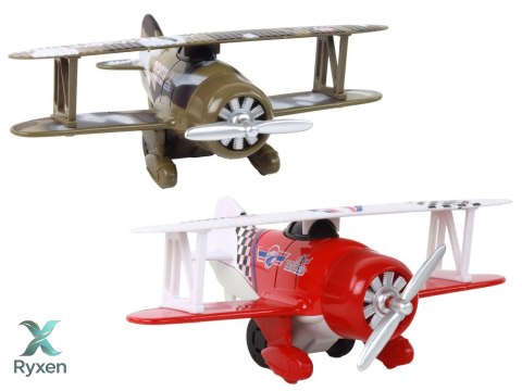 Samolot Z Napędem Śmigłowiec Aluminiowy Kolorowy Mix LEAN TOYS