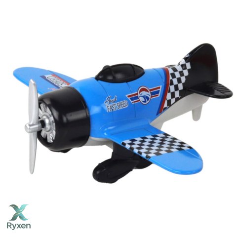 Samolot Z Napędem Śmigłowiec Aluminiowy Kolorowy Mix LEAN TOYS