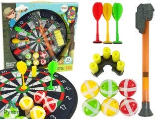 Tarcza Gra W Rzutki Na Rzepy Dart 36 cm LEAN TOYS