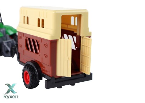 Traktor RC Ciągnik Zdalnie Sterowany Maszyna Rolnicza Przyczepa Pilot 1:24 LEAN TOYS