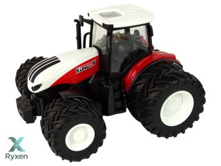 Traktor Zdalnie Sterowany z Przyczepą 1:24 Czerwony Zielony LEAN TOYS