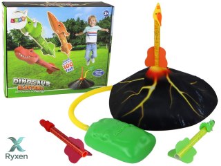 Wyrzutnia Wulkan Rakieta Dinozaury Gra W Domu I Na Podwórku LEAN TOYS