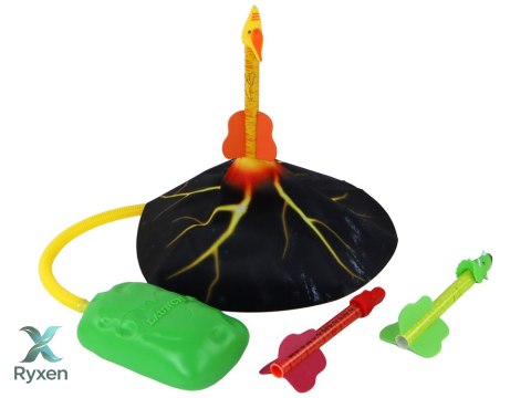 Wyrzutnia Wulkan Rakieta Dinozaury Gra W Domu I Na Podwórku LEAN TOYS