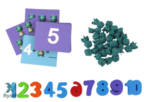 Zabawka Edukacyjna Dinozaur Waga Działania Matematyczne LEAN TOYS
