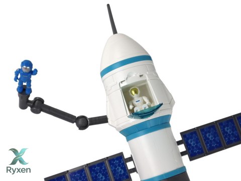 Zabawka Misja Kosmiczna Rakieta Astronauci Wyrzutnia 15 Elementów LEAN TOYS