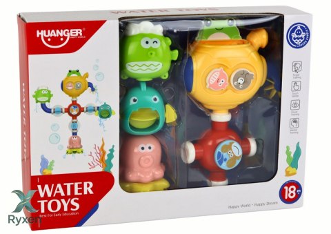Zabawka Wodna Do Kąpieli Przelewowa Robot Przyssawki LEAN TOYS