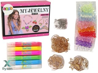 Zestaw Do Robienia Biżuterii DIY Pisaki Koraliki LEAN TOYS