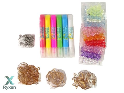Zestaw Do Robienia Biżuterii DIY Pisaki Koraliki LEAN TOYS