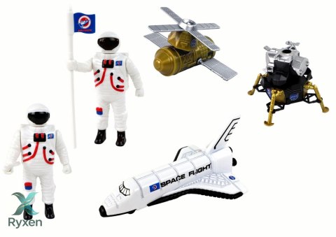 Zestaw Figurek Kosmos Ciężarówka Rakieta 15 El. LEAN TOYS