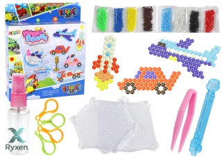 Zestaw Koralików Wodnych DIY Magiczne Koraliki 8 Kolorów Środki Transportu LEAN TOYS