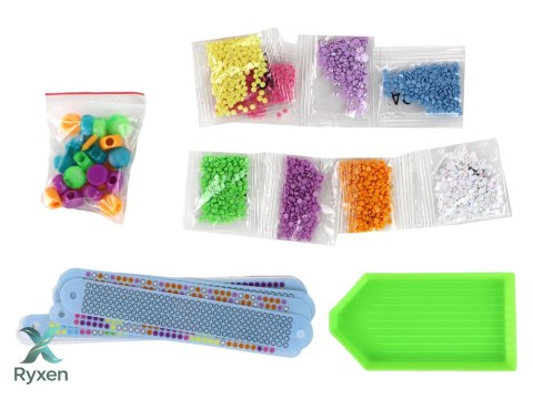 Zestaw Kreatywny do Robienia Bransoletek DIY Diamenciki Wyklejanie LEAN TOYS