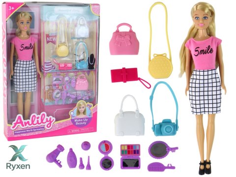 Zestaw Lalka Anlily Torebki Zestaw Do Stylizacji LEAN TOYS