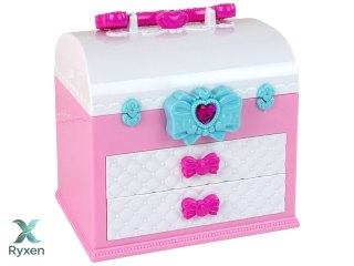 Zestaw Piękności w Walizce Różowy Biały LEAN TOYS